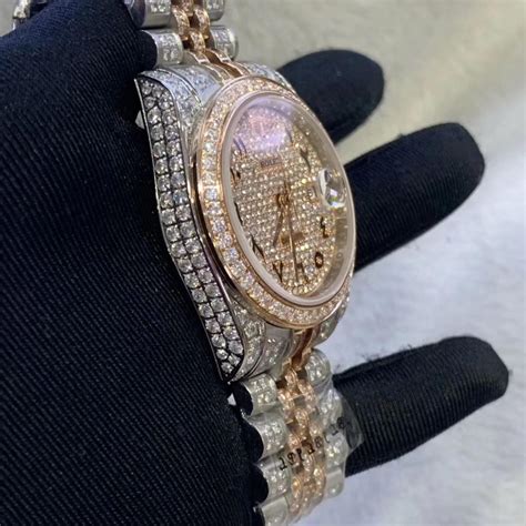 bust down replica watches|biggest iced out watch.